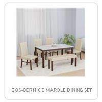 COS-BERNICE MARBLE DINING SET